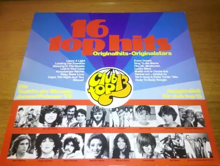 Various - 16 Top Hits - Tophits Der Monate Januar/Februar '79