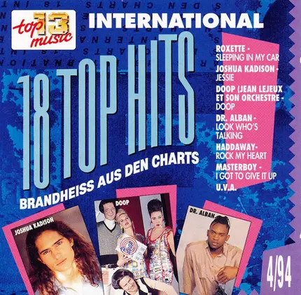 Sissel / Roxette / Stella Getz a.o. - 18 Top Hits International 4/94