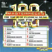 CD - Back, Vivaldi, Handel a.o. - 100 Masterpieces Vol.1 - The Top 10 Of Classical Music 1685-1730