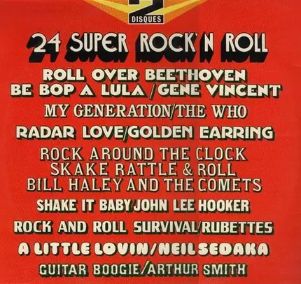 Neil Sedaka, Arthur Smith, Gene Vincent a. o. - 24 Super Rock'n Roll