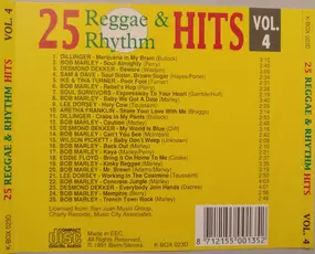 Dillinger - 25 Reggae & Rhythm Hits Volume 4