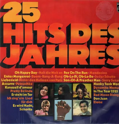 Vicky, Heidi Brühl, Jacqueline Mirabeau a.o. - 25 Hits des Jahres
