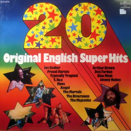 T.Rex / Joe Cocker / Procol Harum a.o. - 20 Original English Super Hits