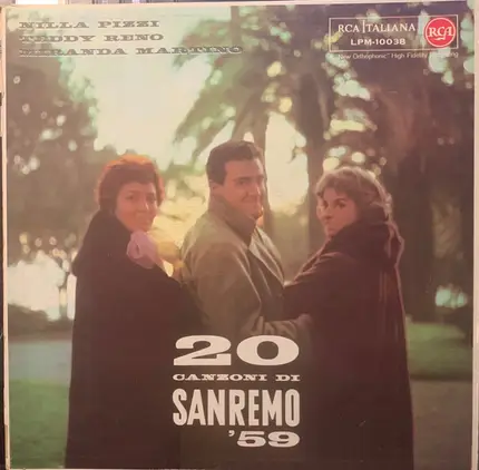 Teddy Reno, Miranda Martino, Nilla Pizzi a.o. - 20 Canzoni Di Sanremo '59