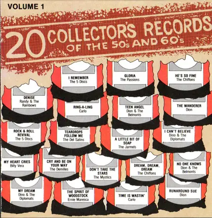 The 5 Discs, The Passions, The Chiffons, a.o. - 20 Collector's Records Of The 50's & 60's Volume 1