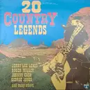 LP - Johnny Cash, Jerry Lee Lewis, a.o. - 20 Country Legends