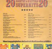 LP - Various Artists - 20 Country Western Superhits