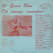 Helen Shapiro, Ronnie Self, Jerry Lee Lewis a.o. - 20 Great Hits I'll Always Remember Volume 1