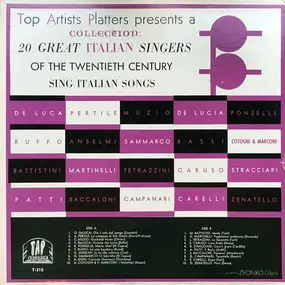 Caruso - 20 Great Italian Singers Of The Twentieth Century Sing Italian Songs