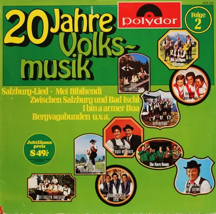 Lois Kerschbaumer / Die Fidelen Inntaler a.o. - 20 Jahre Volksmusik Folge 2