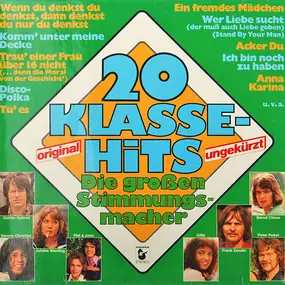 Frank Zander - 20 Klasse-Hits Original Ungekürzt - Die Großen Stimmungsmacher