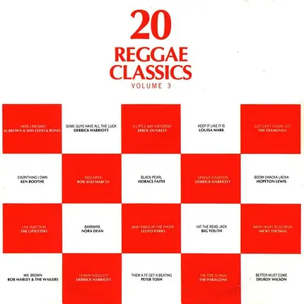 Derrick Harriott,Errol Dunkley,Louisa Mark,u.a - 20 Reggae Classics Volume 3