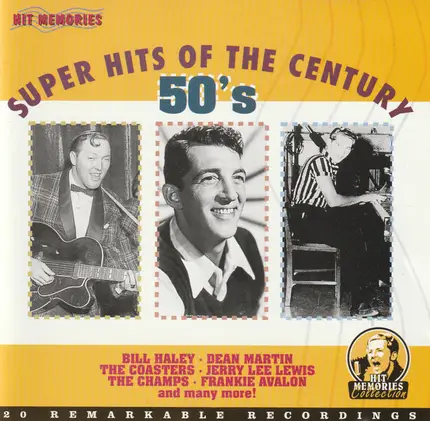 Dean Martin, Bill Haley, Frankie Avalon... - 20 Super Hits Of The Century 50's