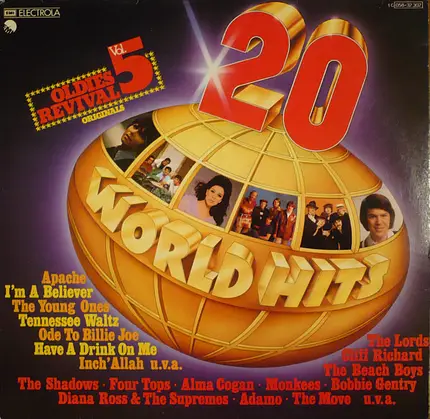 The Shadows / Diana Ross & The Supremes / a.o. - 20 World Hits - Oldies Revival Vol. 5