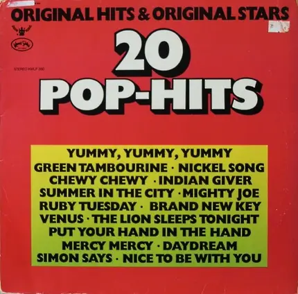 Yummy, Yummy, Yummer, Green Tambourine, Nickel Song... - 20 Pop-Hits