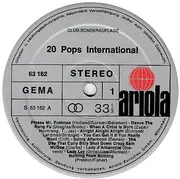 LP - Various - 20 Pops International
