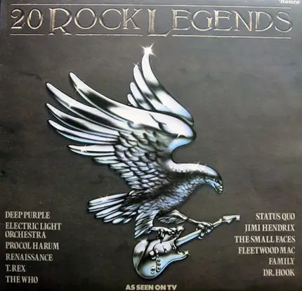 Black Sabbath, Deep Purple, Nazareth, etc - 20 Rock Legends
