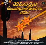 Double LP - Johnny Cash, Jerry Lee Lewis,.. - 32 Solid Gold Country And Western Hiits!