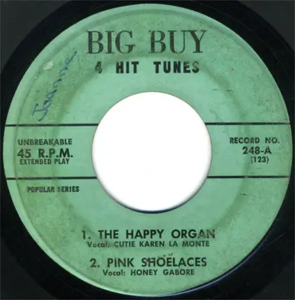 Cutie Karen La Monte / Gateway Trio - The Happy Organ / Tia Juana Jail EP