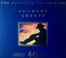 Double CD - Sandy Posey, Waylon Jennings & others - 40 Country Greats - Slipcase