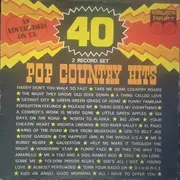 Double LP - Callander /  Robertson a.o. - 40 Pop Country Hits