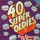 Double LP - Steve Perry, Duane Eddy a.o. - 40 Super Oldies - The Story Of Pop