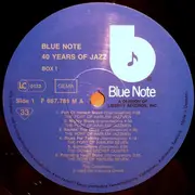 LP-Box - Earl Hines, Sidney Bechet... - 40 Years Of Jazz - The Best Of Blue Note - Box 1