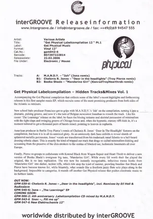 M.A.N.D.Y./Jona/Booka Shade/Troy Pierce - 4th Anniversary Label Compilation: Hidden Tracks & Mixes (Part 1/2)