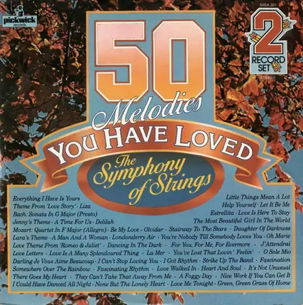 Liza, Estrellita - 50 Melodies You Have Loved - The Symphony Of Strings