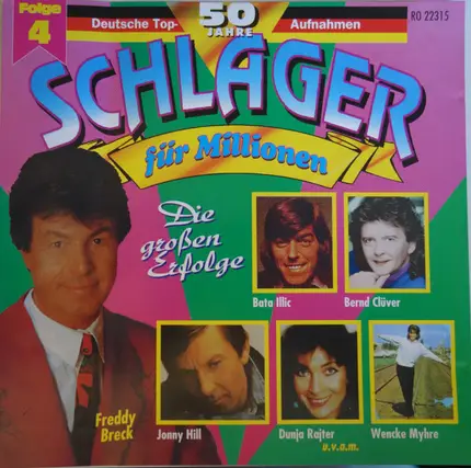 Freddy Breck, Peter Rubin, Ralf Paulsen, a.o. - 50 Jahre Schlager Für Millionen Folge 4