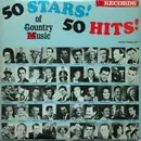 Double LP - Betty Amos / Blue Sky Boys / Johnny Bond a.o. - 50 Stars! 50 Hits! Of Country Music - mono