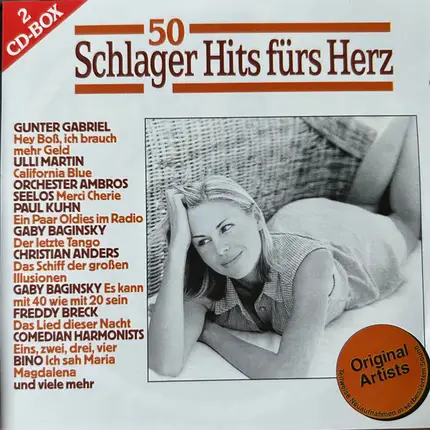 Gunter Gabriel / Manfred Krug / Anjulina Cajee / a.o. - 50 Schlager Hits Fürs Herz