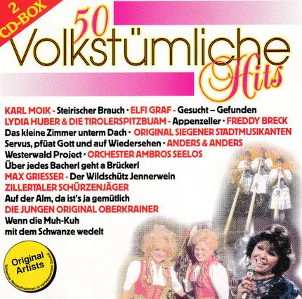 Karl, Moik, Max Griesser, Freddy Breck - 50 Volkstümliche Hits