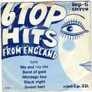 7inch Vinyl Single - Various - 6 Top Hits From England - Mini LP