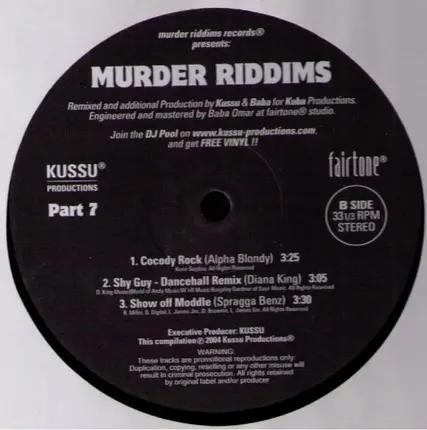 Dancehall Sampler - Murder Riddims Vol. 7