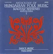 LP-Box - Hungarian Folk Music Compilation - Magyar Népzenei Antológia - Tánczene I. = Anthology Of Hungarian Folk Music I. - Dance Music - Disc 2 missing / Hardcover Box + Booklet