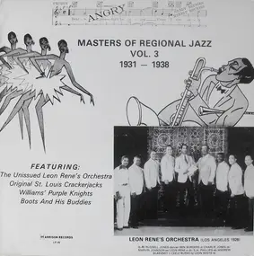 Boots - Masters Of Regional Jazz Vol. 3: 1931-1938