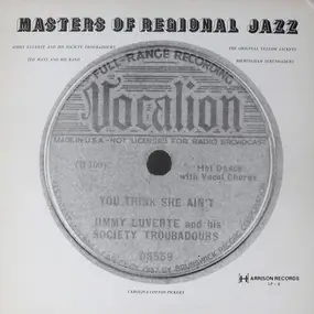 Booze And Glory - Masters Of Regional Jazz