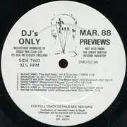 LP - Various - March 88 Previews