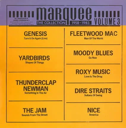 Genesis, Yardbirds, Thunderclap Newman - Marquee - The Collection 1958-1983, Volume 3