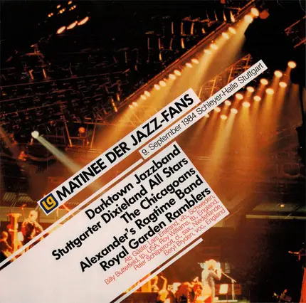 Darktown Jazzband Featuring Lars Erstrand a.o. - Matinee Der Jazz-Fans (9. September 1984 Schleyer-Halle Stuttgart)
