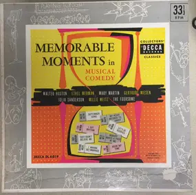 Ethel Merman - Memorable Moments In Musical Comedy