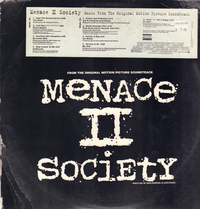 Ant Banks, Brand Nubian, DJ Quick a. o. - Menace II Society (Music From The Motion Picture)