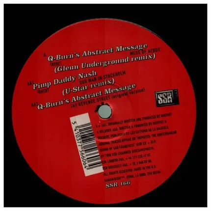 Pimp Daddy Nash, Q-Burn's Abstract Message - Mephisto Remixes #2