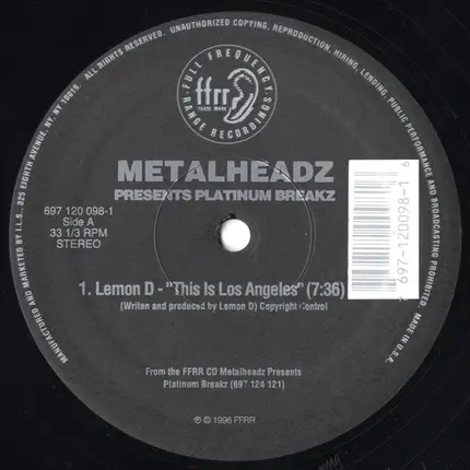 Lemon D, Alex Reece, Dillinja - Metalheadz Presents Platinum Breaks