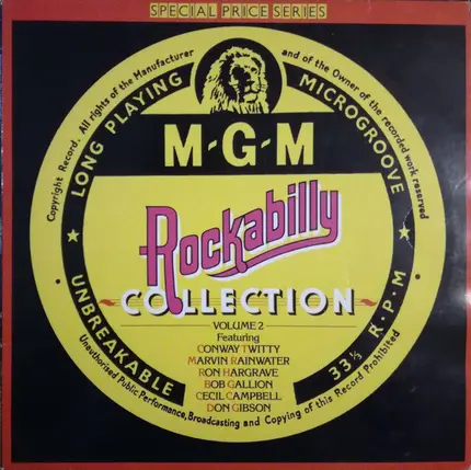 Jimmy Swan, Conway Titty, a.o. - MGM Rockabilly Collection Volume 2