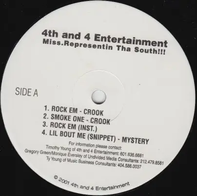 Crook, Mystery a.o. - Miss. Representin The South!!!