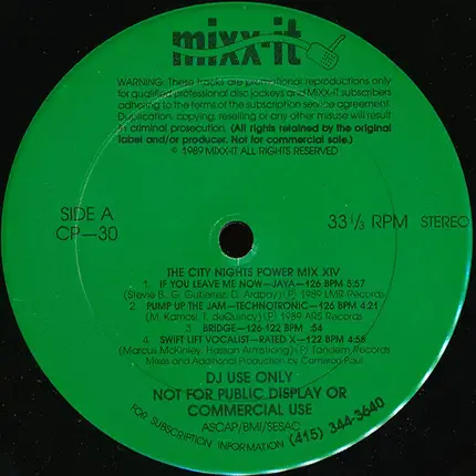 The D.O.C., Rated X, Technotronic a.o. - Mixx-It 30