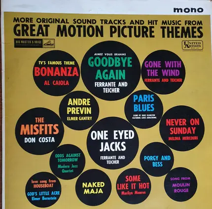 Ferrante & Teicher,Andre Previn And His Orchestra a.o. - More Original Sound Tracks And Hit Music From Great Motion Picture Themes