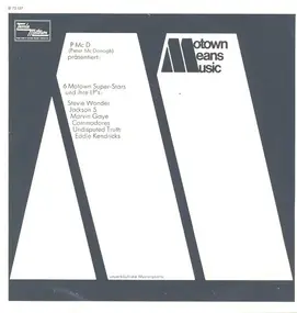 Various Artists - Motown Means Music